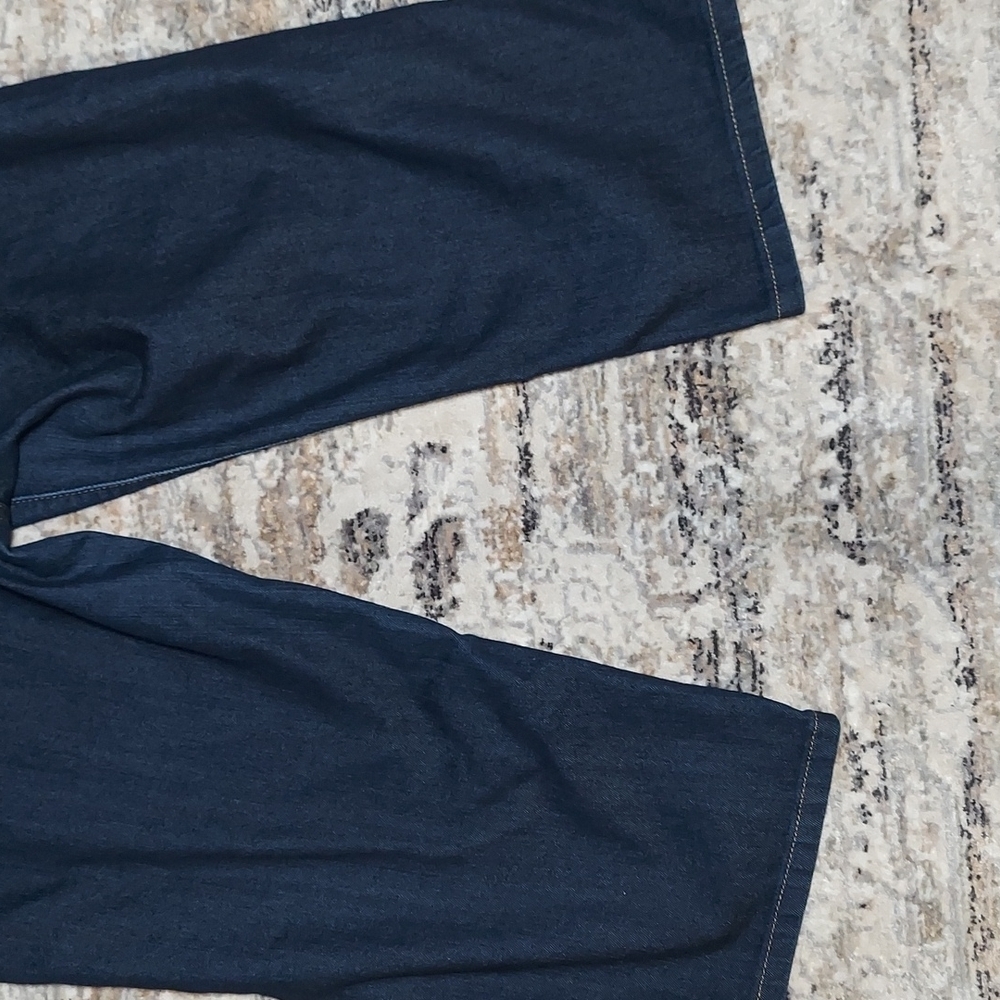 Lee Riders Navy Blue Denim Capri Jeans Size 4M - Picture 11 of 14